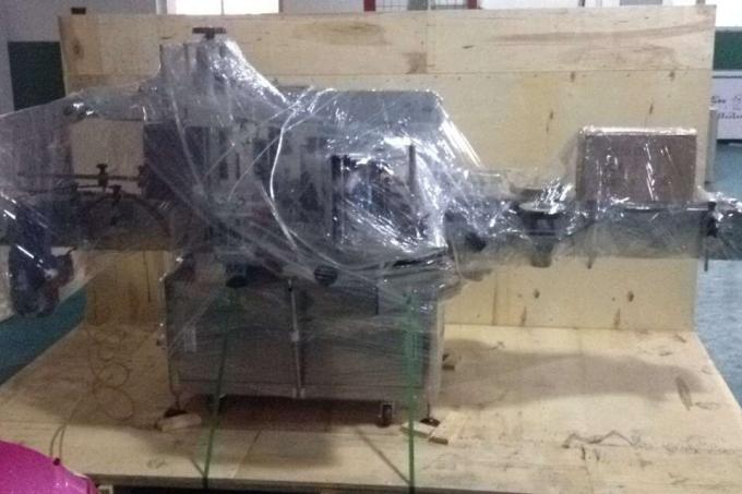 Ալյումինե խառնուրդ Opp Vial մակնշման մեքենա կլոր շշի, արդյունաբերական մակնշման մեքենայի համար