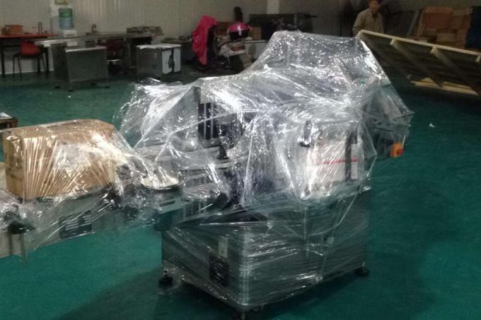 Ալյումինե խառնուրդ Opp Vial մակնշման մեքենա կլոր շշի, արդյունաբերական մակնշման մեքենայի համար