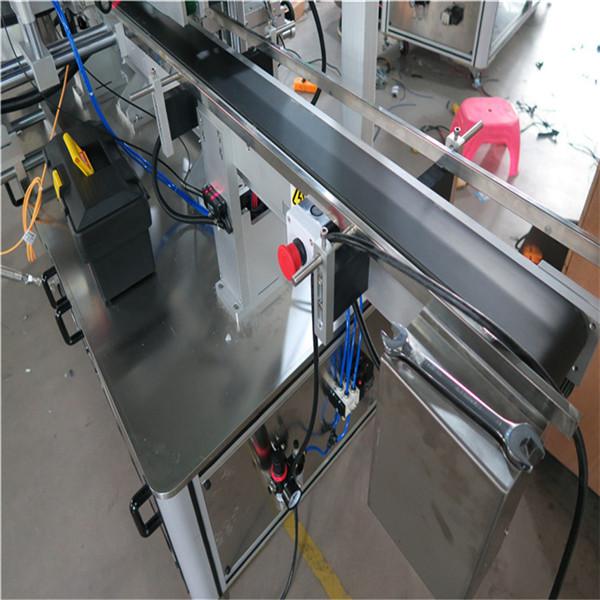 Երեք կողմերի ավտոմատ քառակուսի շշերի պիտակավորման մեքենա էլեկտրական շարժիչով տեսակը