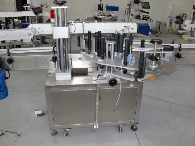 Պլաստիկ և ապակե շշեր PLC կառավարում է ավտոմատ կրկնակի կողային պիտակների պիտակավորման մեքենա servo շարժիչ