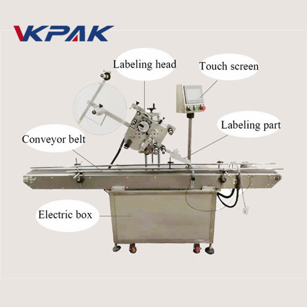 Էլեկտրական աչքերի ավտոմատ հարթ մակերեսային պիտակների կիրառիչի վառիչ պիտակավորման մեքենա