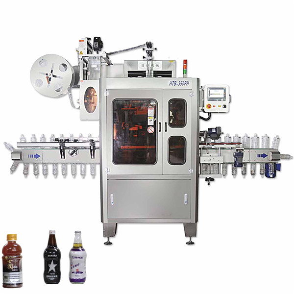 Ամբողջ թափքով չժանգոտվող նեղացող թևի պիտակավորման մեքենա բարձր արագությամբ 200BPM 3.5KW