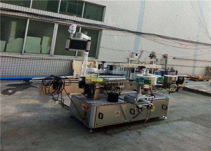 Չինաստան Ավտոմատ երկկողմանի պիտակավորման մեքենա հարթ քառակուսի շշի տարայի համար մատակարարը