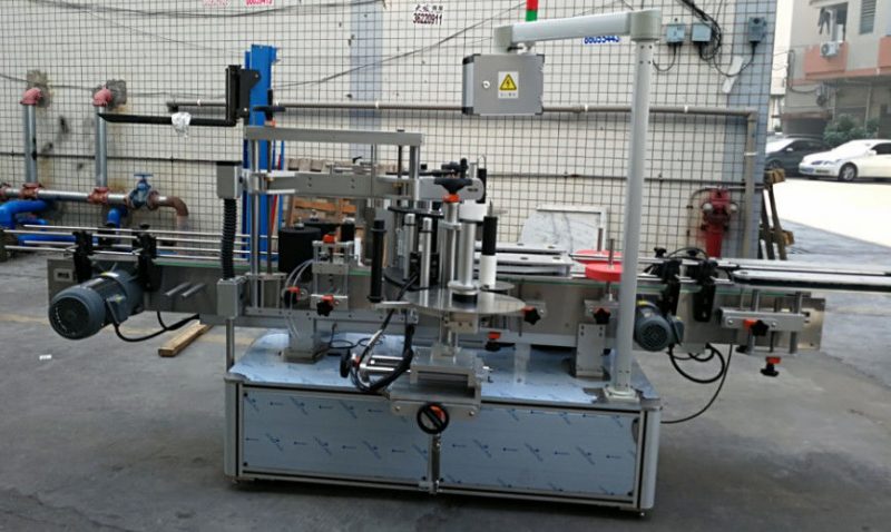 Չինաստան Կրկնակի կողմի պիտակի էլիպսաձեւ օվալ շշի ավտոմատ պիտակավորման մեքենա 1200W մատակարարը