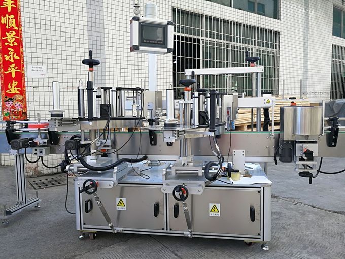 Երկկողմանի առջևի և հետևի ինքնասոսնձվող պիտակավորման մեքենա ՝ հպիչ էկրանով, ամբողջությամբ ավտոմատ